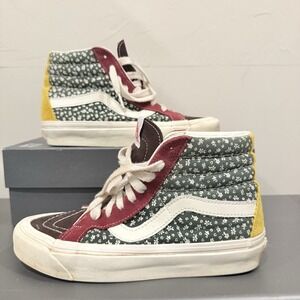 Vans Women's Patterned ‎ High Tops Style 38 Size 6